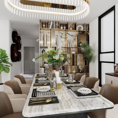 Typology II Perspectives Interior Dining